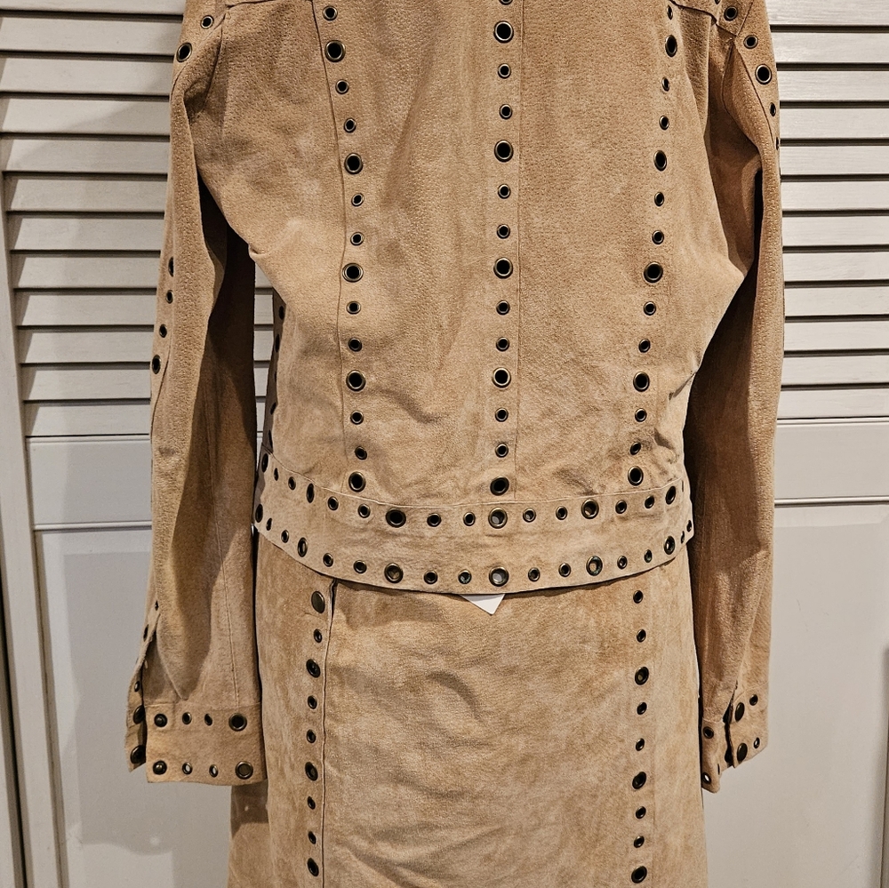 Leather suit